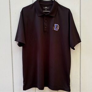 VANSPORT—Durham Bulls NC—Black Short-Sleeve Polo Shirt—L—“Bull City Hospitality"